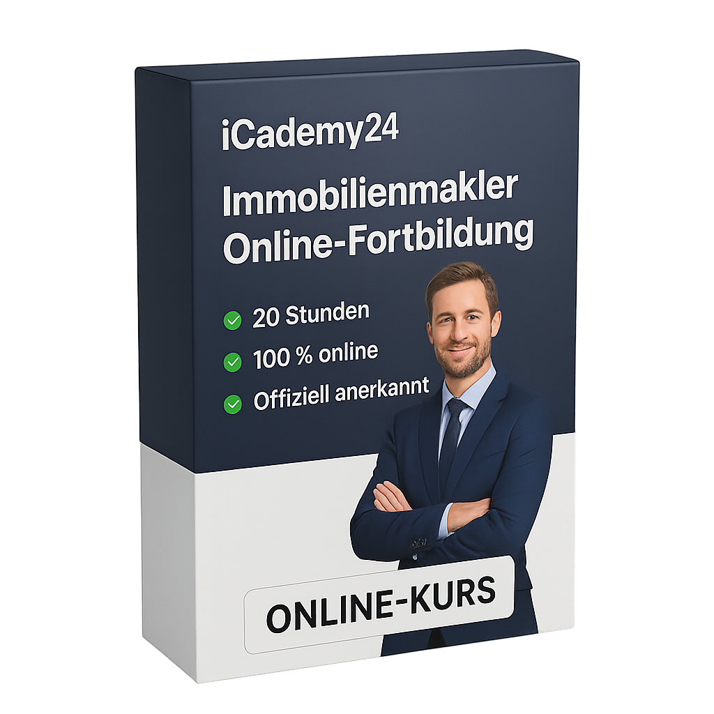 §34c Pflichtweiterbildung für Immobilienmakler– 100% online & zertifiziert